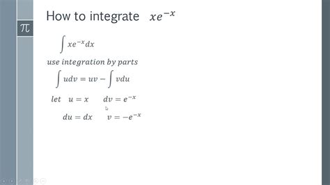 Indefinite integral. . Integral of xe x
